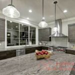 Modern traditional kitchen design in new luxury home