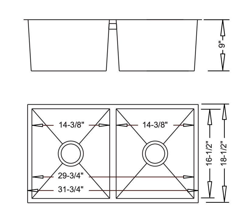 Congregation Zero-Edge Sink Diagram